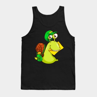 Cute Snail Tank Top